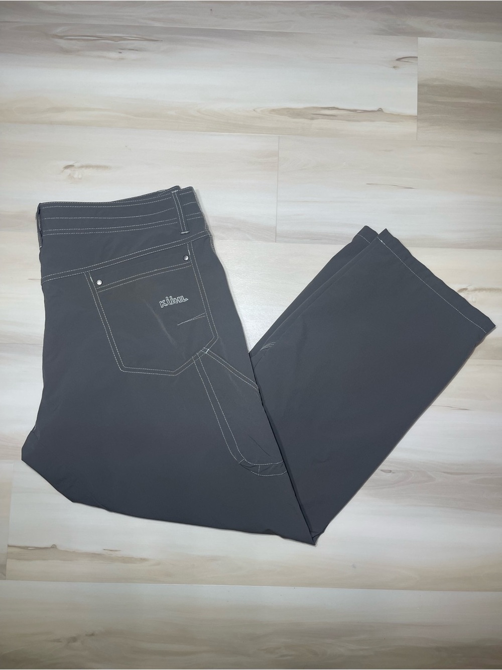 Kuhl Gray Hiking Climbing Outdoor Cargo Pants Men’s Sz 40X30 Trousers